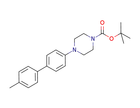 Molecular Structure of 1228187-44-7 (tert-butyl 4-(4'-methylbiphenyl-4-yl)piperazine-1-carboxylate)