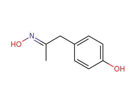 Molecular Structure of 50563-19-4 ((4-HYDROXYPHENYL)ACETONE OXIME)