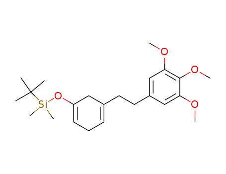 1,1,2,2-tetramethyl-1-sila-1-{5-[2-(3,4,5-trimethoxyphenyl)ethyl]cyclohexa-1,4-dienyloxy}propane