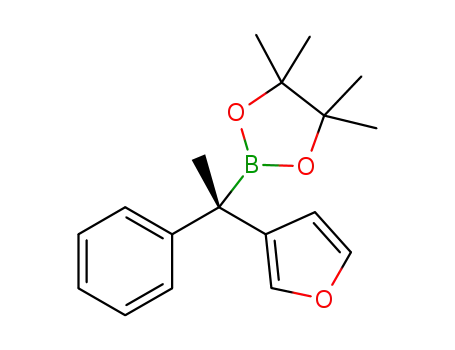 (R)-2-[1-(furan-3-yl)-1-phenylethyl]-4,4,5,5-tetramethyl-1,3,2-dioxaborolane