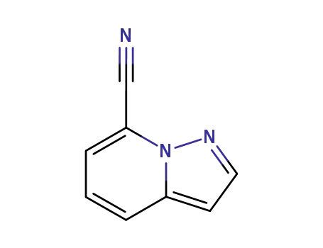 Molecular Structure of 319432-36-5 (Pyrazolo[1,5-a]pyridine-7-carbonitrile)