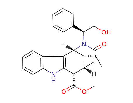 (1R,5S,6S,12R)-12-ethyl-2-[(1S)-2-hydroxy-1-phenylethyl]-6-(methoxycarbonyl)-3-oxo-1,2,3,4,5,6-hexahydro-1,5-methanoazocino[4,3-b]indole