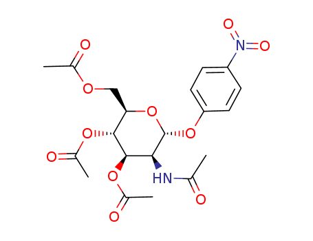 4-Nitrophenyl 2-acetamido-3,4,6-tri-O-acetyl-2-deoxy-α-D-glucopyranoside