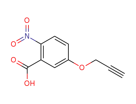 Benzoic acid, 2-nitro-5-(2-propynyloxy)-