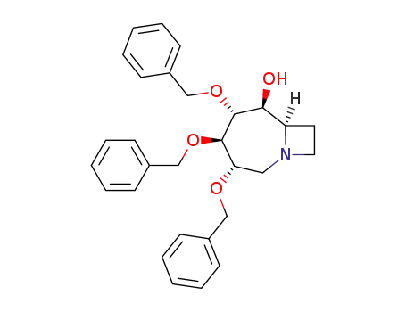 (3S,4R,5R,6S,7R)-3,4,5-tris(benzyloxy)-1-azabicyclo[5.2.0]nonan-6-ol