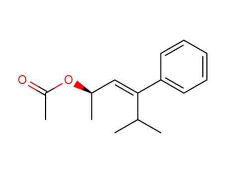 (E,R)-acetic acid-1,4-dimethyl-3-phenyl-2-pentenyl ester