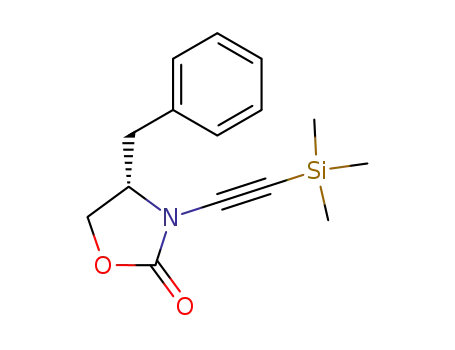 2-Oxazolidinone, 4-(phenylmethyl)-3-[(trimethylsilyl)ethynyl]-, (4S)-