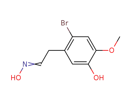 2-bromo-5-hydroxy-4-methoxybenzeneacetaldehyde oxime