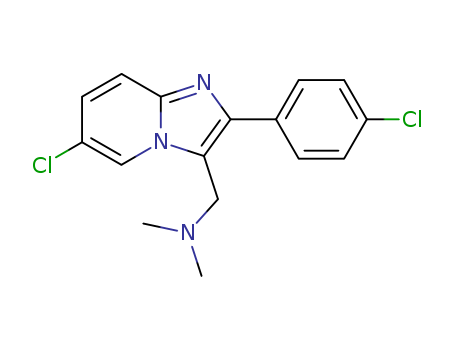6-Chloro-2-(4-chlorophenyl)-N,N-dimethylimidazo[1,2-α]pyridine-3-methanamine