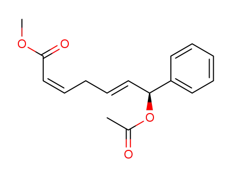 (2Z,5E)-(S)-7-Acetoxy-7-phenyl-hepta-2,5-dienoic acid methyl ester