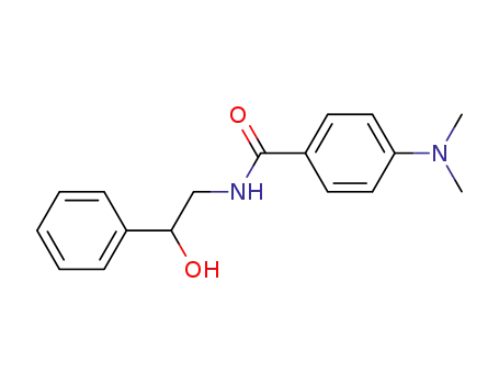 Molecular Structure of 648900-17-8 (Benzamide, 4-(dimethylamino)-N-(2-hydroxy-2-phenylethyl)-)