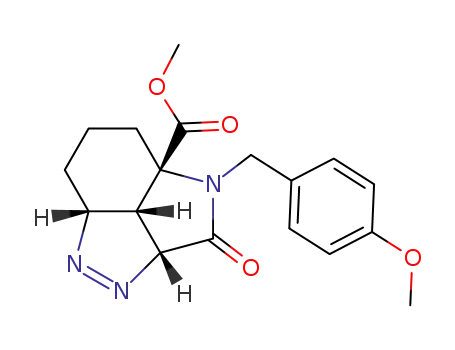(2aR,4aS,7aR,7bS)-4-(4-Methoxy-benzyl)-3-oxo-2a,3,4,5,6,7,7a,7b-octahydro-1,2,4-triaza-cyclopenta[cd]indene-4a-carboxylic acid methyl ester