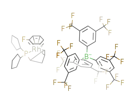 [Rh(η6-C6H5F)(P(cyclopentyl)2(η2-C5H7))][B(C6H3-3,5-(CF3)2)4]