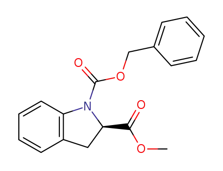 Molecular Structure of 135829-03-7 (1-BENZYL-2-METHYL-INDOLINE-1,2-DICARBOXYLATE(METHYL-1-CBZ-2-INDOLINE-CARBOXYLATE))