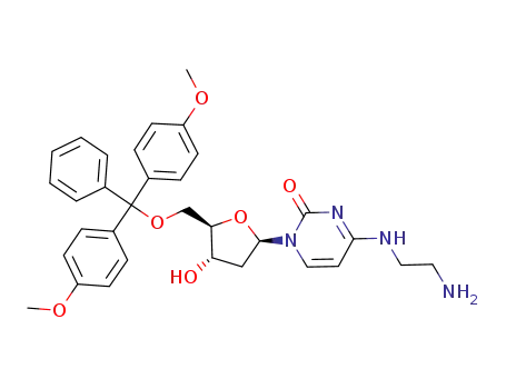 Cytidine,
N-(2-aminoethyl)-5'-O-[bis(4-methoxyphenyl)phenylmethyl]-2'-deoxy-