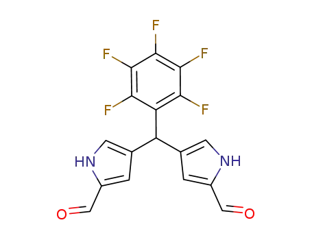 4,4'-((perfluorophenyl)methylene)bis(1H-pyrrole-2-carbaldehyde)