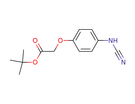 Acetic acid, [4-(cyanoamino)phenoxy]-, 1,1-dimethylethyl ester