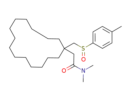 Cyclopentadecaneacetamide,
N,N-dimethyl-1-[[(4-methylphenyl)sulfinyl]methyl]-
