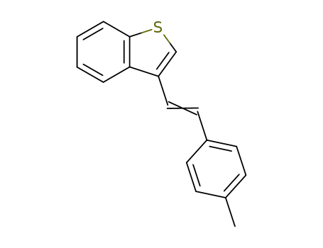 Benzo[b]thiophene, 3-[2-(4-methylphenyl)ethenyl]-