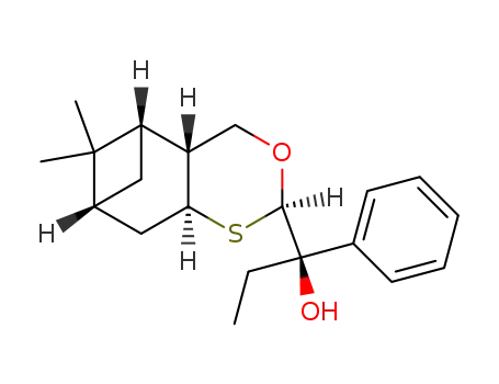 (1S,2R,5R,7S,9R,1'R)-5-(1'-hydroxy-1'-phenyl-1'-propyl)-10,10-dimethyl-4-oxa-6-thia-tricyclo[7.1.1.0<sup>2,7</sup>]undecane