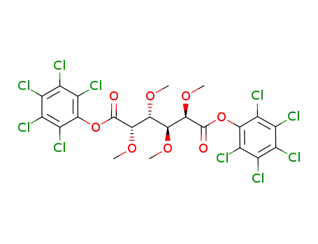 bis(pentachlorophenyl) 2,3,4,5-tetra-O-methylgalactarate