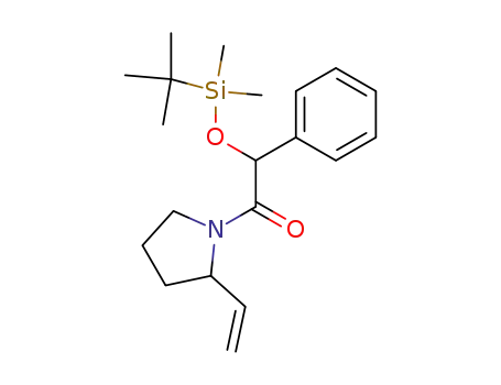 Pyrrolidine,
1-[[[(1,1-dimethylethyl)dimethylsilyl]oxy]phenylacetyl]-2-ethenyl-