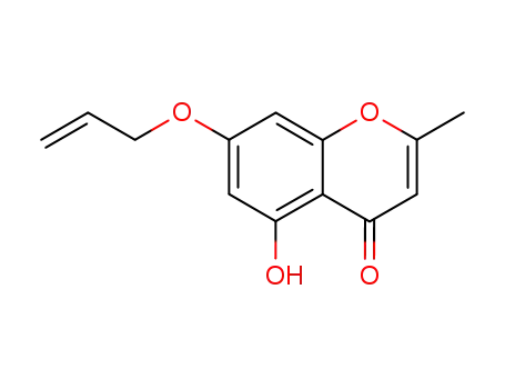 Molecular Structure of 16639-46-6 (7-Allyloxy-5-hydroxy-2-methylchromone)