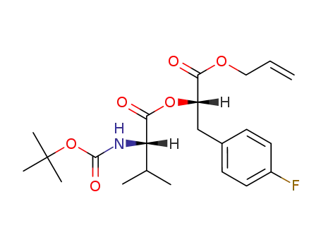 L-Valine, N-[(1,1-dimethylethoxy)carbonyl]-,
(1S)-1-[(4-fluorophenyl)methyl]-2-oxo-2-(2-propenyloxy)ethyl ester
