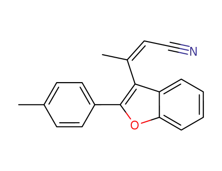 (Z)-3-(2-p-tolylbenzofuran-3-yl)but-2-enenitrile