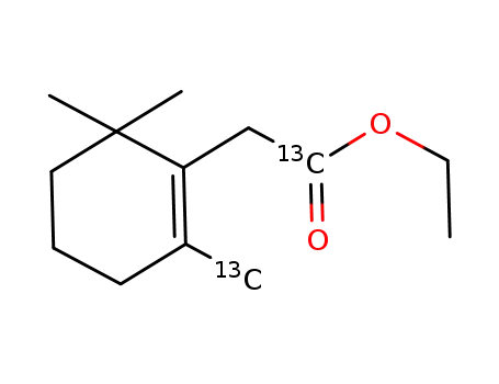 (8,18-<sup>13</sup>C<sub>2</sub>) ethyl (2,2,6-trimethylcyclohexen-1-yl)acetate