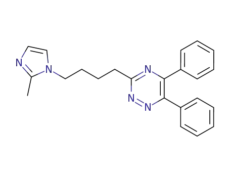 5,6-diphenyl-3-(4-(2-methylimidazol-1-yl)butyl)-1,2,4-triazine