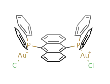 (μ-9,10-bis(diphenylphosphino)anthracene)(AuCl)<sub>2</sub>