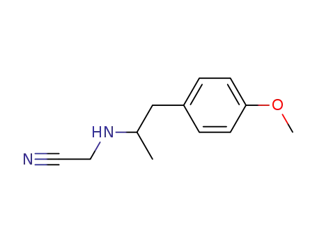 {[1-(4-Methoxyphenyl)propan-2-yl]amino}acetonitrile