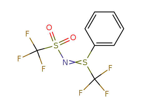 phenyl N-(trifluoromethanesulfonyl) trifluoromethyl sulfilimine