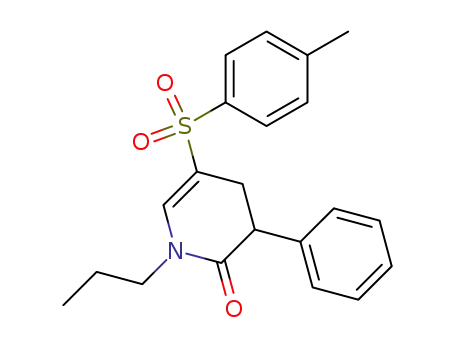 5-[(4-methylphenyl)sulfonyl]-3-phenyl-1-propyl-1,2,3,4-tetrahydropyridin-2-one