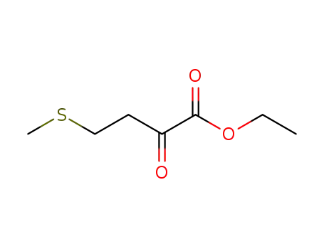 Molecular Structure of 84688-35-7 (Butanoic acid, 4-(methylthio)-2-oxo-, ethyl ester)