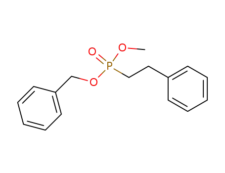 Phosphonic acid, (2-phenylethyl)-, methyl phenylmethyl ester