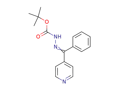 Hydrazinecarboxylic acid, (phenyl-4-pyridinylmethylene)-,
1,1-dimethylethyl ester