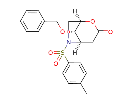 (1R,5R,8S)-8-Benzyloxy-6-(toluene-4-sulfonyl)-2-oxa-6-aza-bicyclo[3.2.1]octan-3-one
