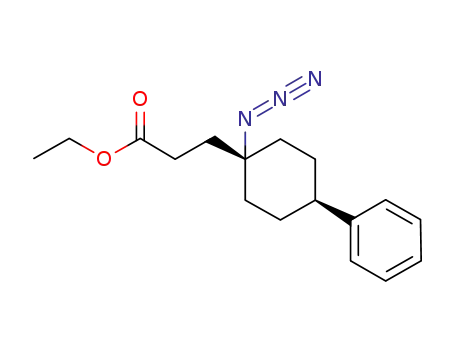 3-(1-azido-4-phenyl-cyclohexyl)-propionic acid ethyl ester