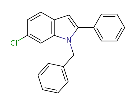 1-benzyl-6-chloro-2-phenyl-1H-indole