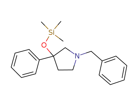 1-benzyl-3-phenyl-3-(trimethylsilyloxy)pyrrolidine