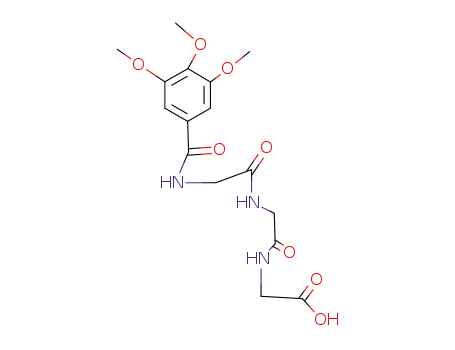 Molecular Structure of 52071-02-0 (<N-(3,4,5-Trimethoxybenzoyl-glycyl)-glycyl>-glycin)