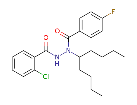 2-chloro-N'-(4-fluorobenzoyl)-N'-(nonan-5-yl)benzohydrazide