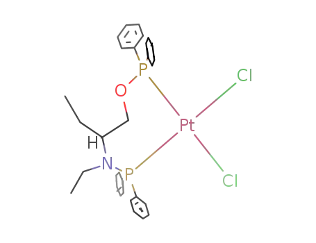 Molecular Structure of 137918-32-2 (Pt(R-butaphos)Cl<sub>2</sub>)