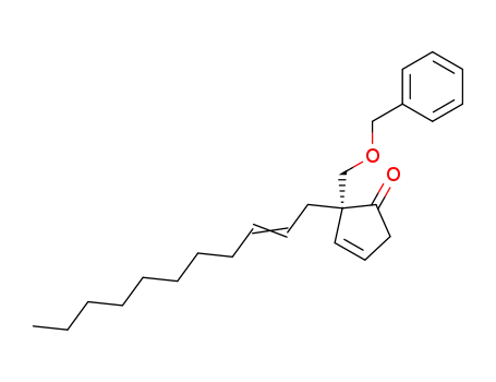 (R)-2-Benzyloxymethyl-2-((E)-undec-2-enyl)-cyclopent-3-enone