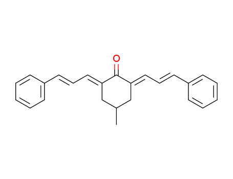 Cyclohexanone, 4-methyl-2,6-bis(3-phenyl-2-propenylidene)-