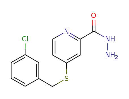 4-(3-chlorobenzylsulfanyl)pyridine-2-carbohydrazide