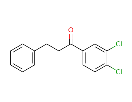 Molecular Structure of 49747-54-8 (3',4'-DICHLORO-3-PHENYLPROPIOPHENONE)