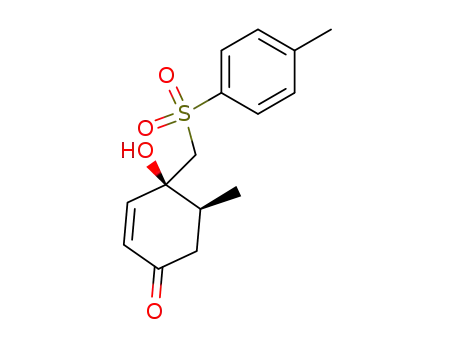 (4S,5S)-4-hydroxy-5-methyl-4-[(p-tolylsulfonyl)methyl]cyclohex-2-enone